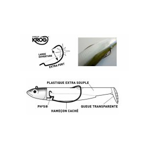 Fiiish Krog Hooks Black Minnow 90