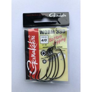 Gamakatsu Worm 330 Bottom Jigging Hooks
