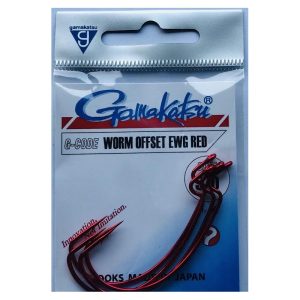 Gamakatsu Worm Offset EWG Red