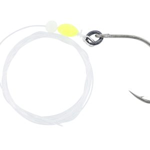 INLINE SEATROUT RIG - SINGLE HOOKS #1 0,42MM 120CM 3PCS